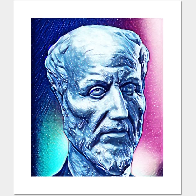 Plotinus Snow Portrait | Plotinus Artwork 13 Wall Art by JustLit